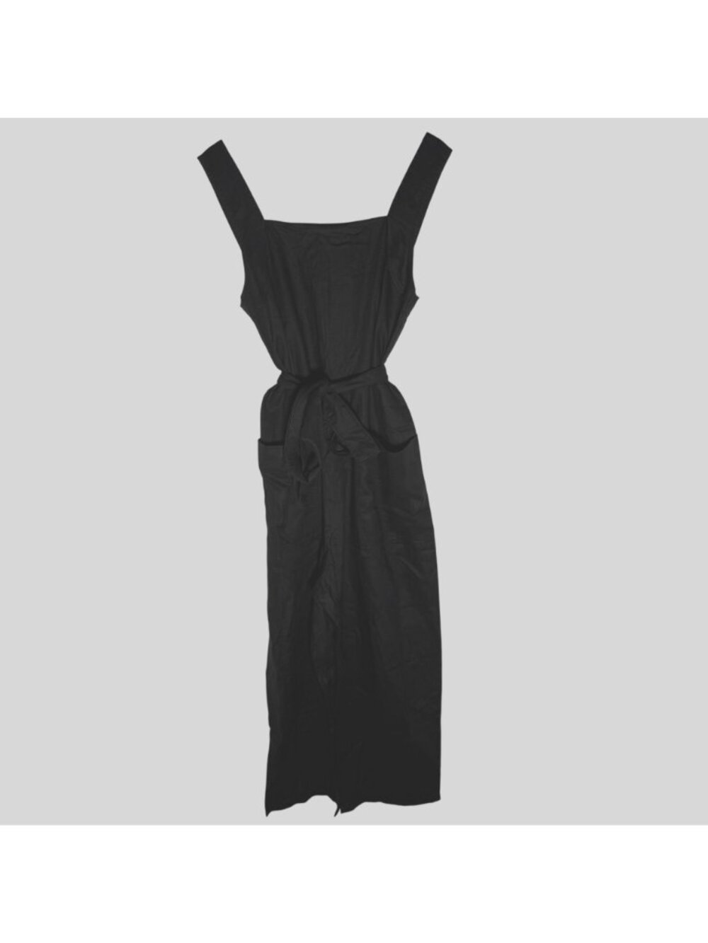 Everlane The Linen Side-Button Jumpsuit Women's Size 6 in Black New With Tags! - Picture 2 of 6